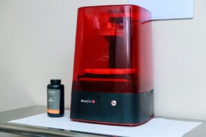 MoonRAY 3D Printer with Red Cover